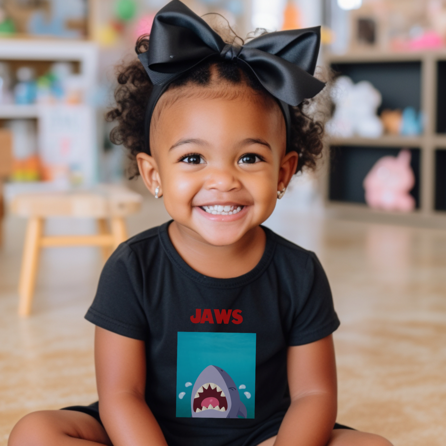 JAWS INSPIRED HORROR TODDLER TEE SHIRT - BAT BABIES