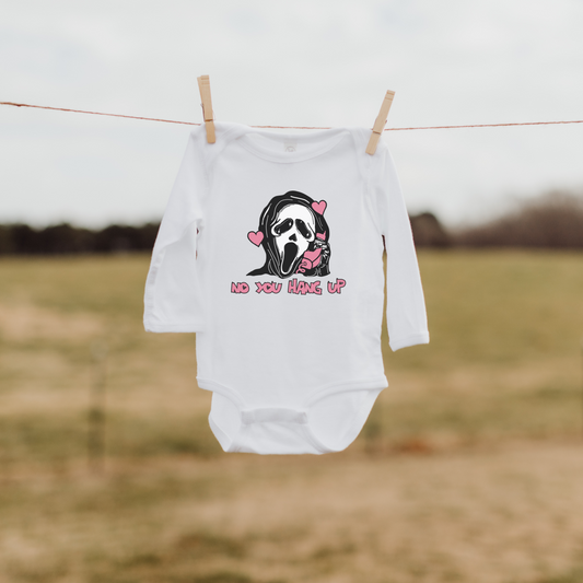 NO YOU HANG UP BABY BODYSUIT LONG SLEEVE - BAT BABIES