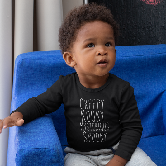 ADDAMS TODDLER LONG SLEEVE TEE - BAT BABIES