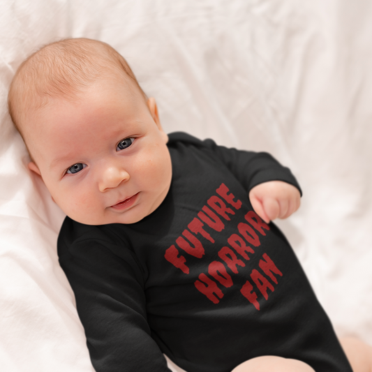 FUTURE HORROR FAN BABY BODYSUIT LONG SLEEVE - BAT BABIES