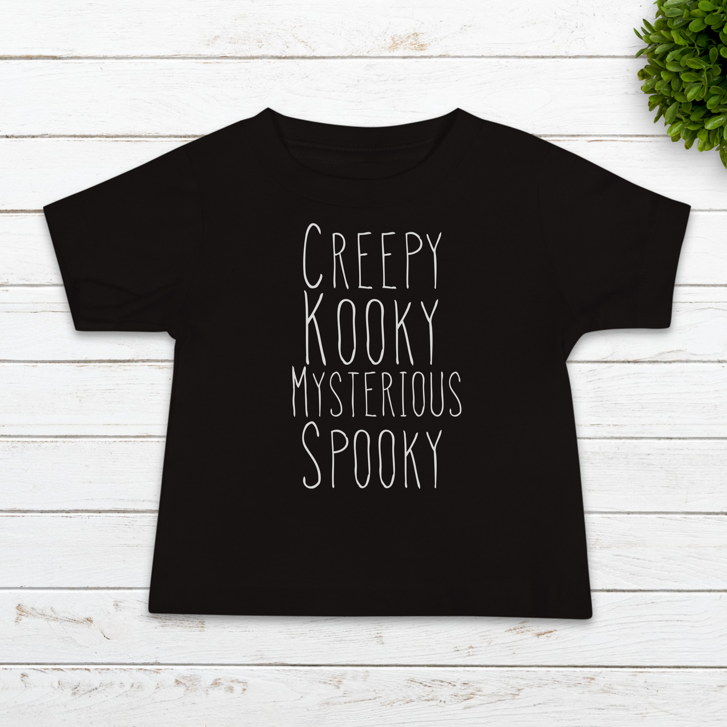 ADDAMS BABY TEE SHIRT IN BLACK - BAT BABIES