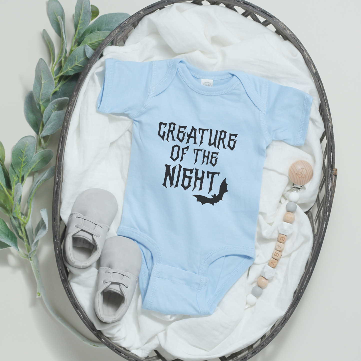 CREATURE OF THE NIGHT HORROR BABY ONESIE® - BAT BABIES