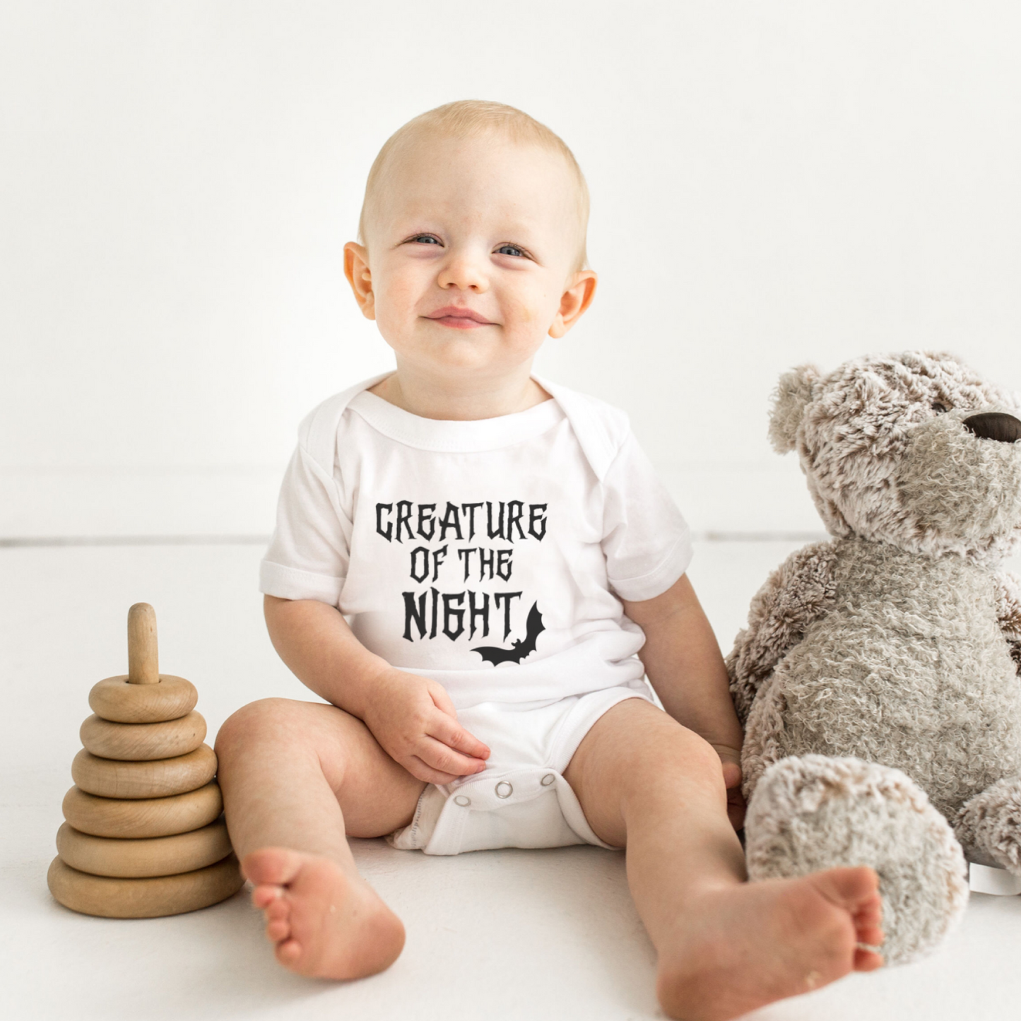 CREATURE OF THE NIGHT HORROR BABY ONESIE® - BAT BABIES